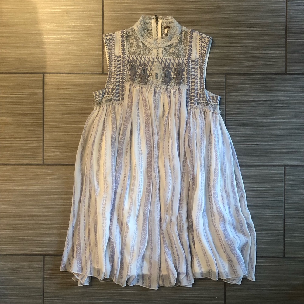 Free People Lace/Chiffon Dress